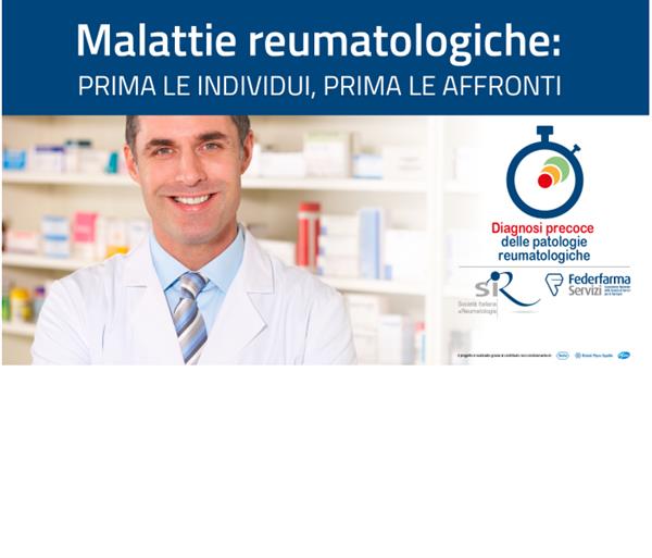Al via campagna di sensibilizzazione sulle patologie reumatologiche in collaborazione con la Società Italiana di Reumatologia (SIR)